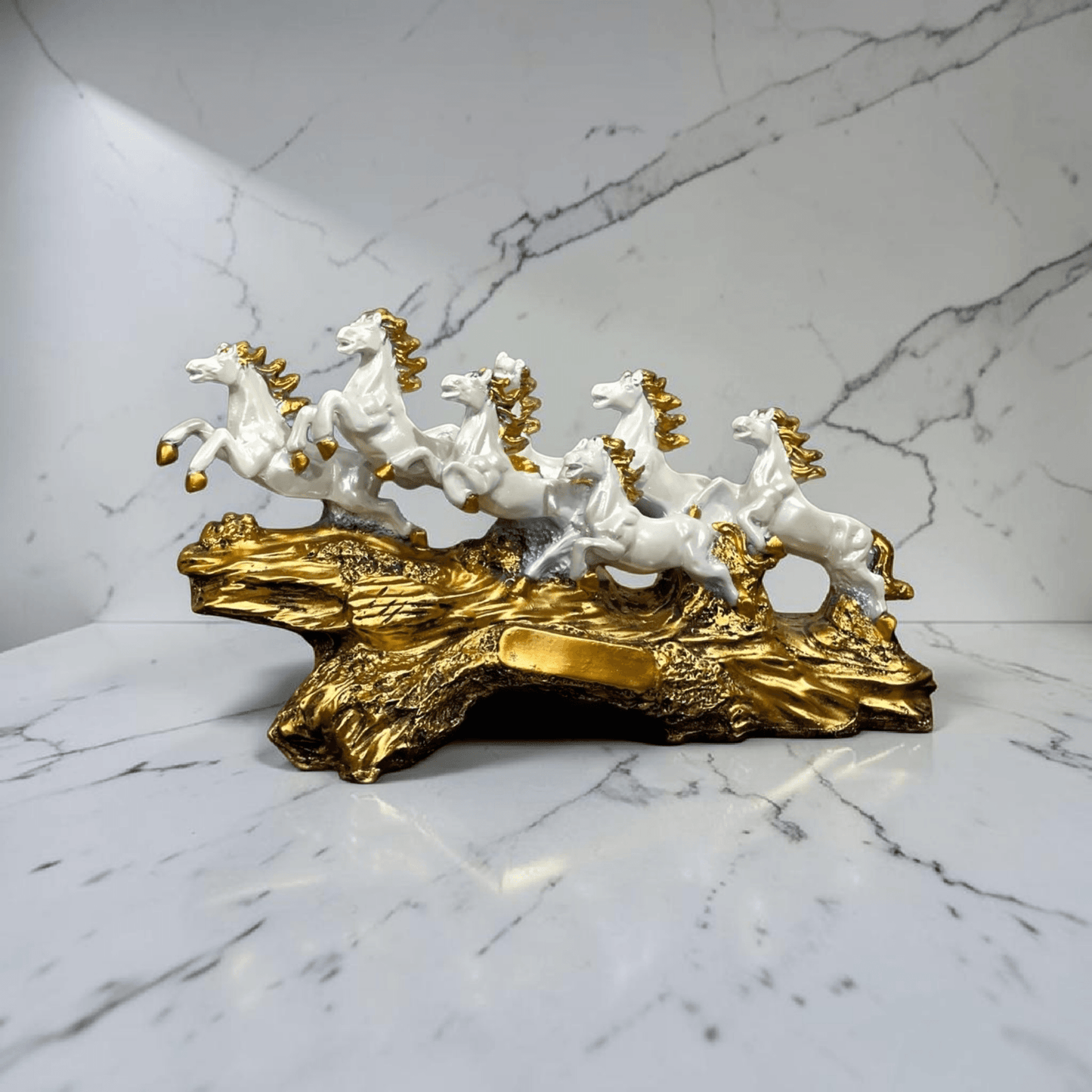 Running Horse Figurine Luxury Home Decor Showpiece