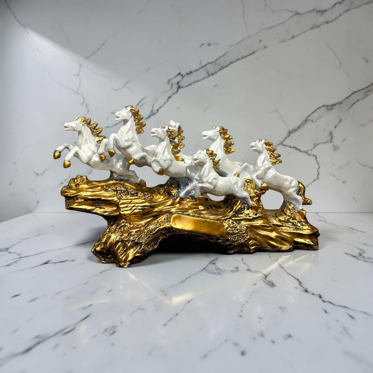 Running Horse Figurine Luxury Home Decor Showpiece