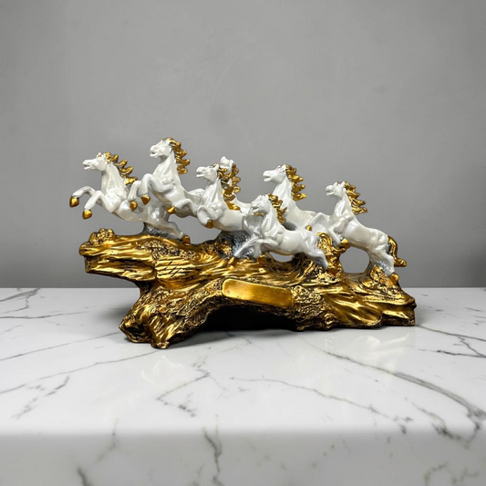 Running Horse Figurine Luxury Home Decor Showpiece