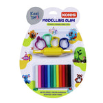 Kores 12 Color Modelling Clay Set with Moulds & Roller