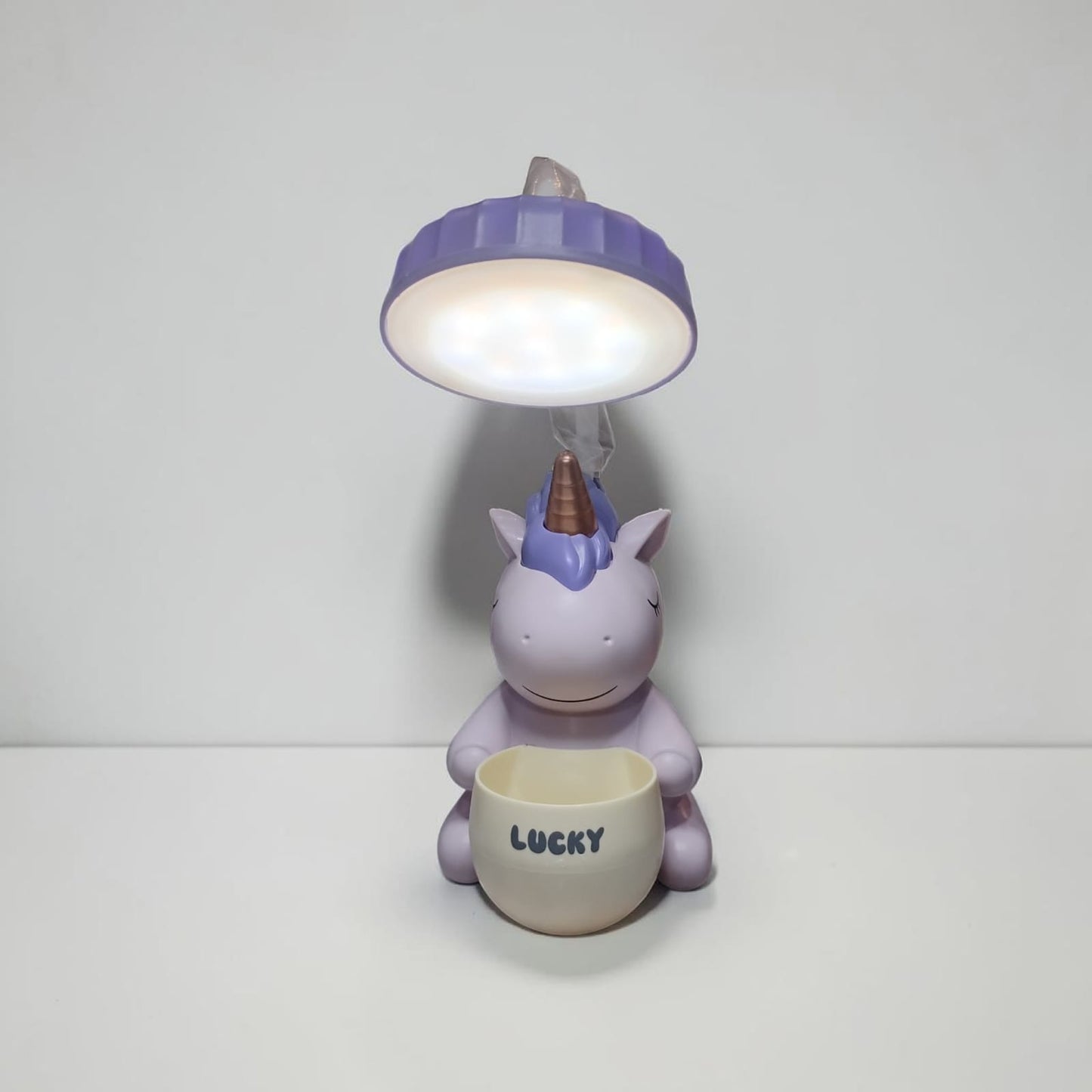 Unicorn LED Lamp with Pen Holder