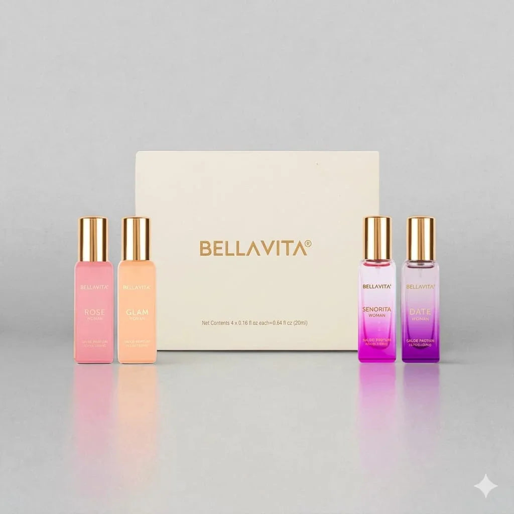 Bella Vita Women Perfume Gift Set Mini Fragrances