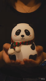 Cute Silicone Panda Night Lamp for Kids Bedroom